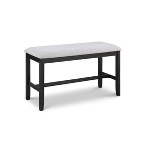 Crown Mark Delfin Light Grey Counter Height Bench