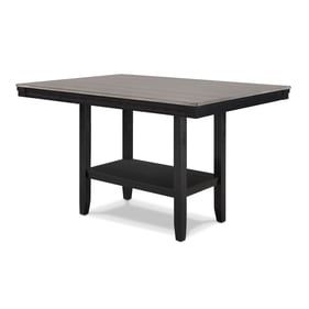 Crown Mark Delfin Light Grey Two Tone Counter Height Table