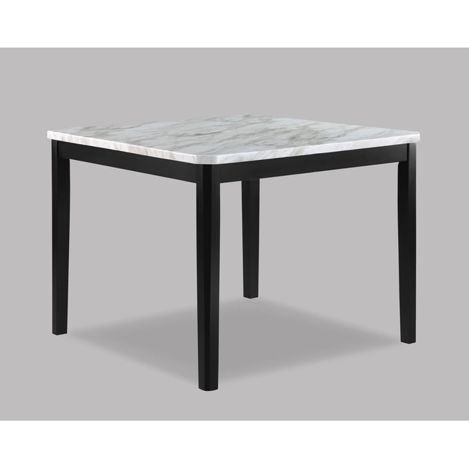 Crown Mark Pascal White Black Counter Height Table CRW-2724T-4848