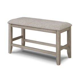 Crown Mark Fulton Grey Counter Height Bench