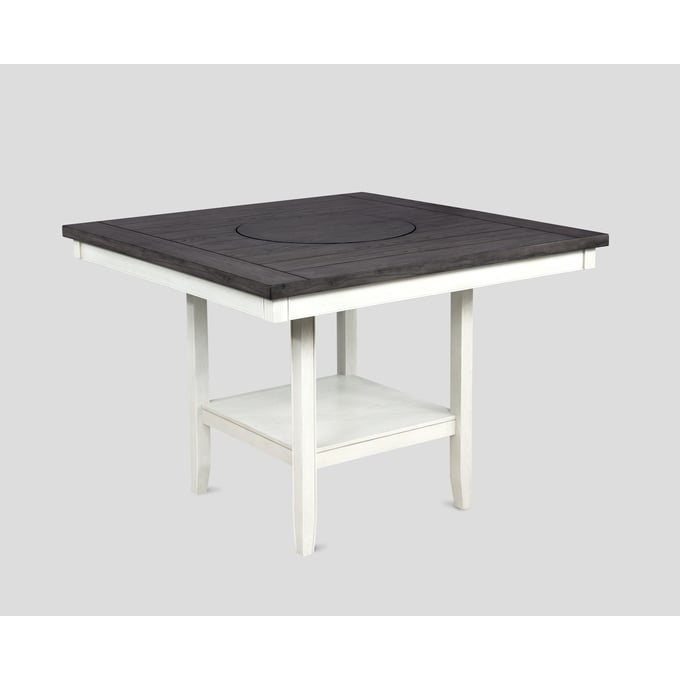 Crown Mark Fulton Chalk Grey Counter Height Table CRW-2727CG-T-4848