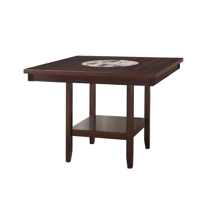 Crown Mark Fulton Espresso Counter Height Table CRW-2727T-4848-V