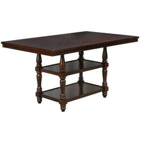 Crown Mark Langley Brown Counter Height Table