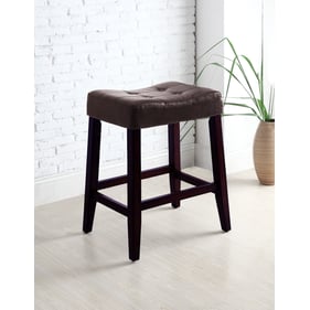 2 Crown Mark Kent Espresso Saddle Stools