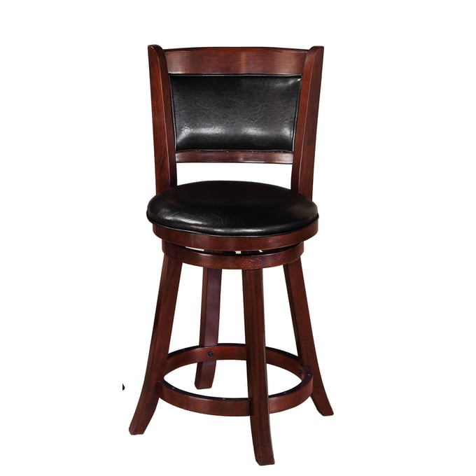 2 Crown Mark Cecil Swivel Pub Stools CRW-2798C-24