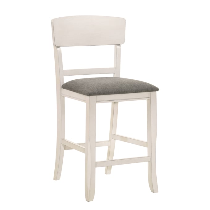 2 Crown Mark Conner Chalk Grey Counter Height Chairs CRW-2849CG-S-24