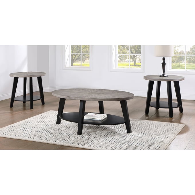 Crown Mark Mathis 3pc Cocktail Table Set CRW-4212SET