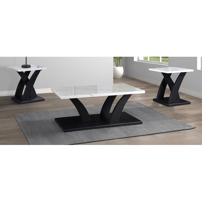 Crown Mark Zion 3pc Cocktail Table Set CRW-4227SET