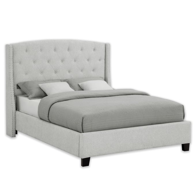 Crown Mark Eva Dove Queen Bed CRW-5111DV-Q-BED