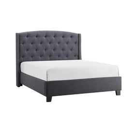 Crown Mark Eva Grey King Bed