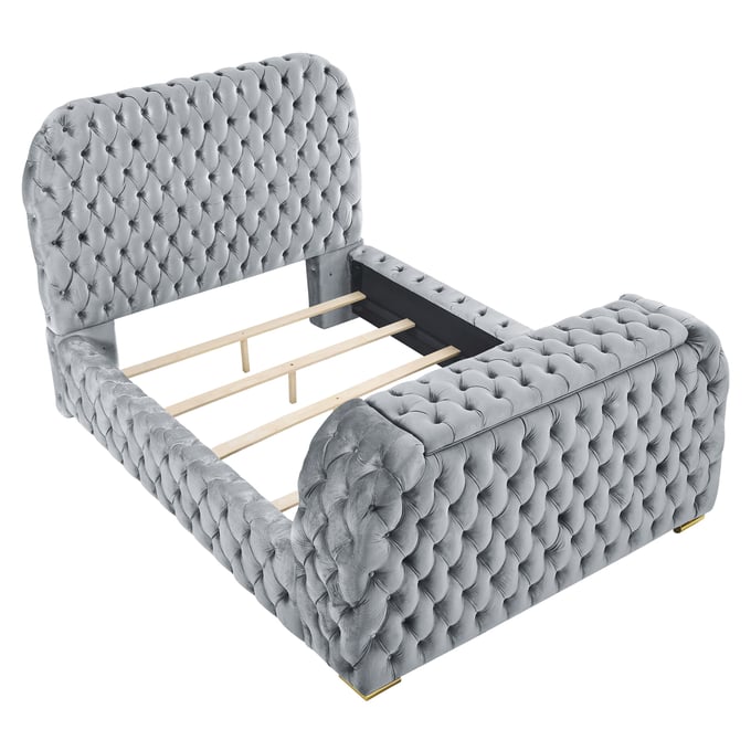 Crown Mark Natalia Grey King Footboard CRW-5115GY-K-FB