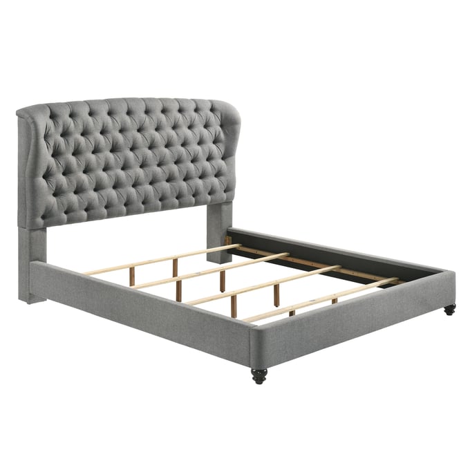 Crown Mark Linda King Bed CRW-5138GY-K-BED