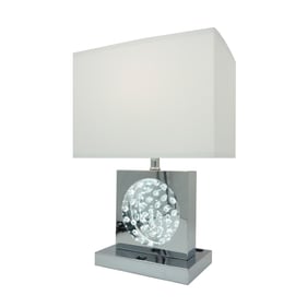 Crown Mark Chrome Table Lamp