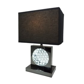 Crown Mark Black Nickel Table Lamp