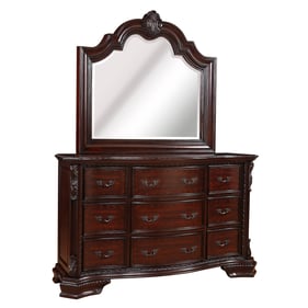 Crown Mark Sheffield Dresser and Mirror