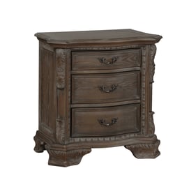 Crown Mark Sheffield Antique Grey Night Stand