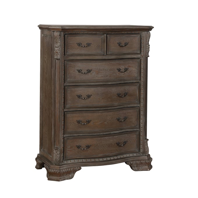 Crown Mark Sheffield Antique Grey Chest CRW-B1120-4