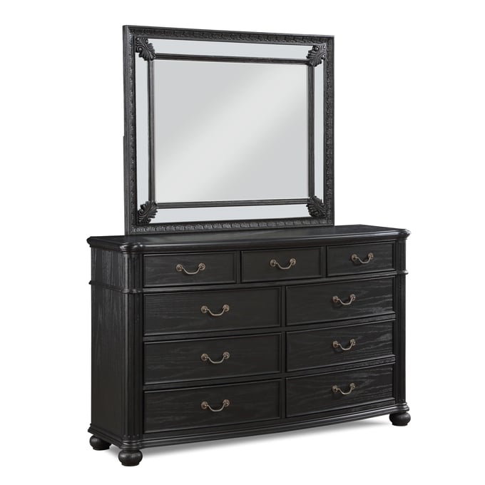 Crown Mark Kingsbury Dresser and Mirror CRW-B1130-DRMR