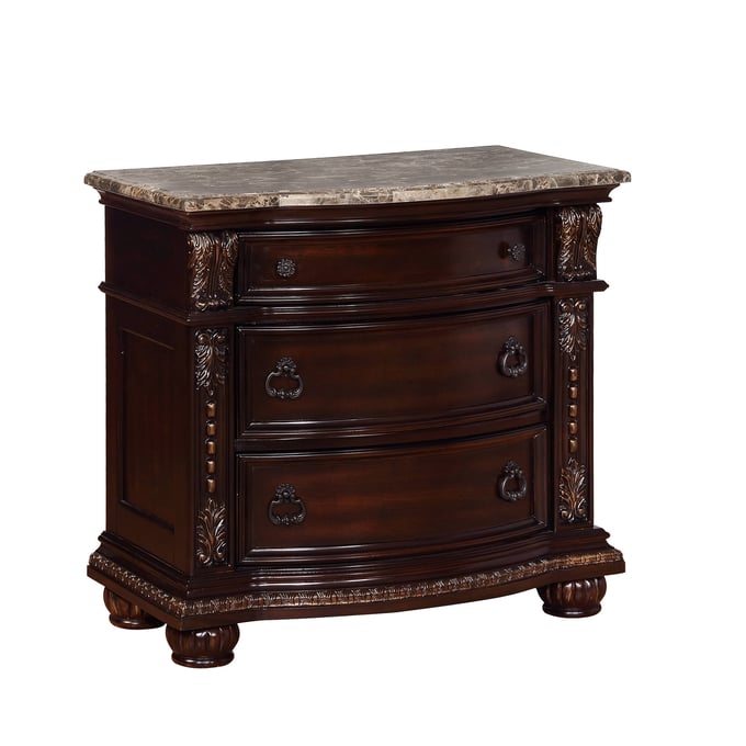 Crown Mark Stanley Three Drawers Night Stand CRW-B1600-2