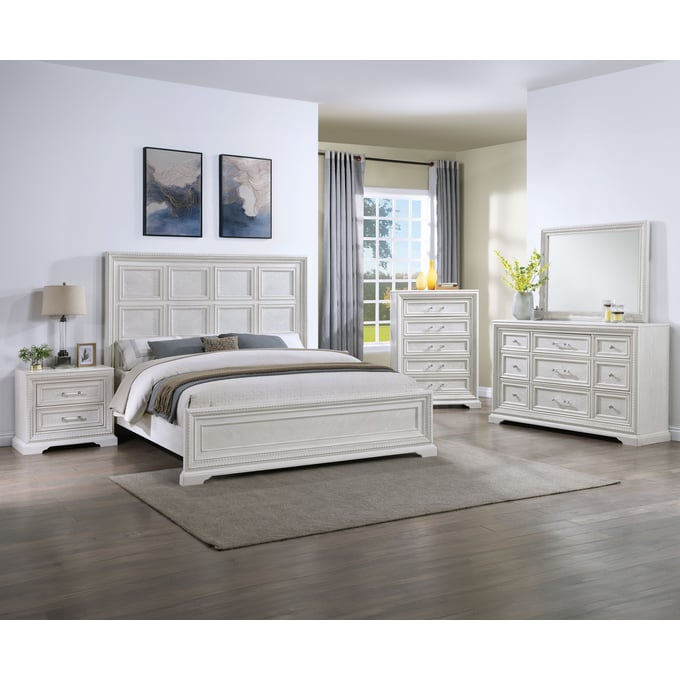 Crown Mark Alexandria 5pc Bedroom Set With Queen Bed CRW-B1650-Q-BED-S3