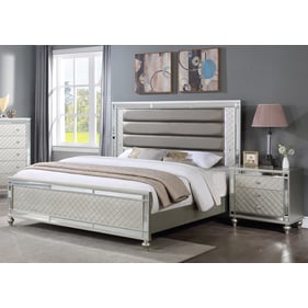 Crown Mark Cristian Champagne 2pc Bedroom Set With Queen Bed