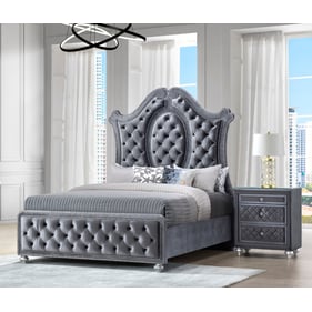 Crown Mark Cameo 2pc Bedroom Set with Queen Bed