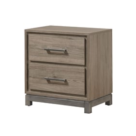 Crown Mark River Two Drawers Nightstand