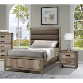 Crown Mark Matteo Melamine 4pc Bedroom Set with Full Bed