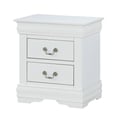 LOUIS PHILIP NIGHT STAND WHITE