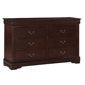 Crown Mark Louis Philip Cherry Dresser