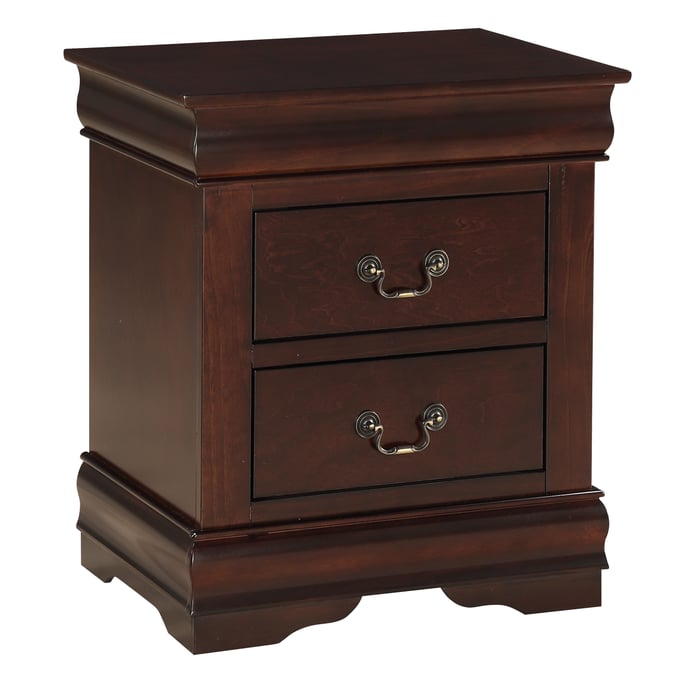 Crown Mark Louis Philip Cherry Night Stand CRW-B3850-2