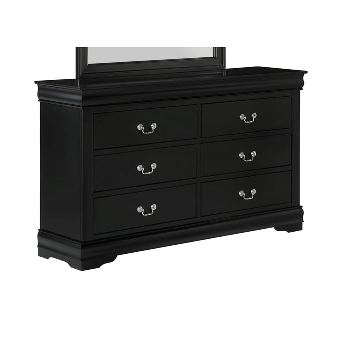 Crown Mark Louis Philip Black Dresser CRW-B3950-1