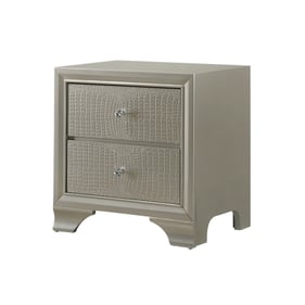 Crown Mark Lyssa Champagne Night Stand