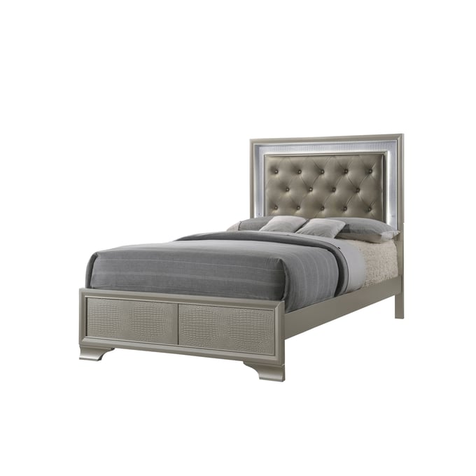 Crown Mark Lyssa Champagne Full Bed CRW-B4300-F-KID-BED