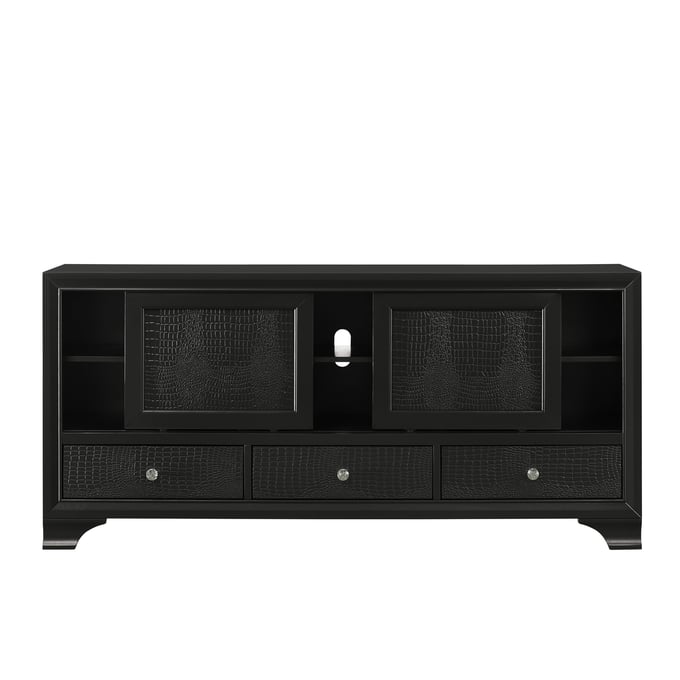 Crown Mark Lyssa Black TV Stand CRW-B4308-7