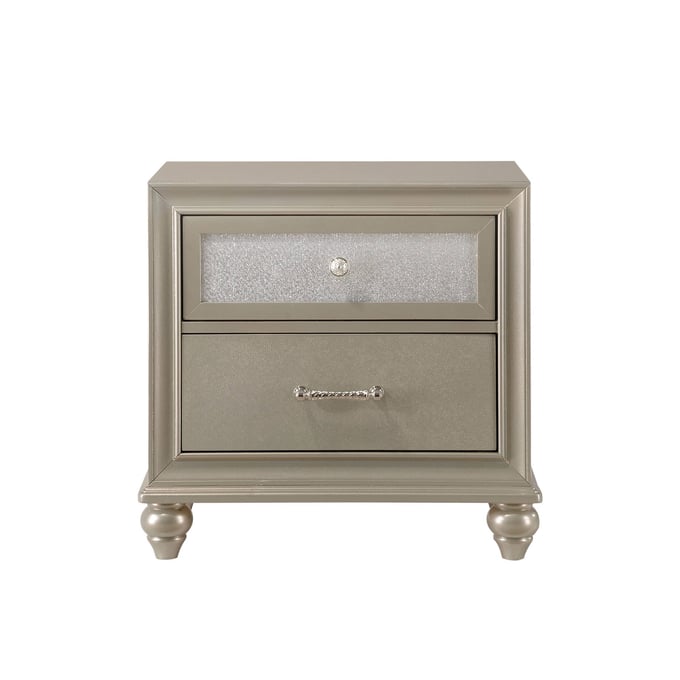 Crown Mark Lila Champagne Night Stand CRW-B4390-2