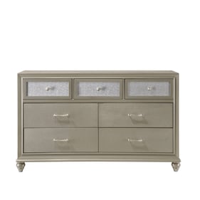 Crown Mark Lila Champagne Dresser