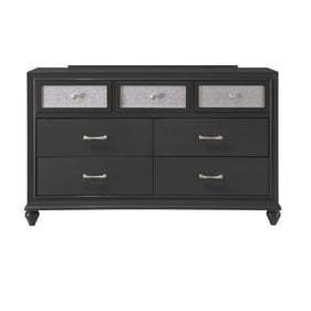 Crown Mark Lila Black Dresser