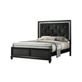 LILA FULL HEADBOARD/FOOTBOARD BLACK