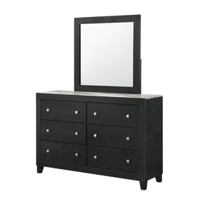 Crown Mark Cadence Dresser and Mirror