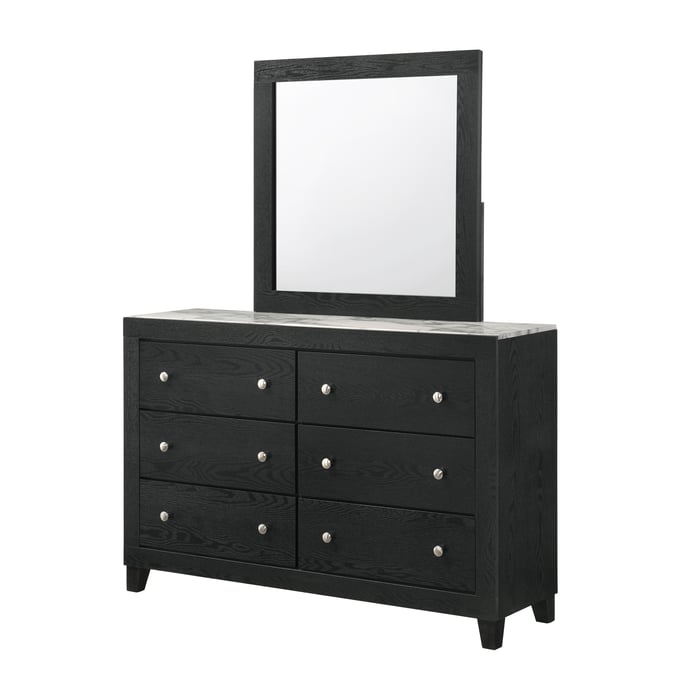 Crown Mark Cadence Dresser and Mirror CRW-B4510-DRMR