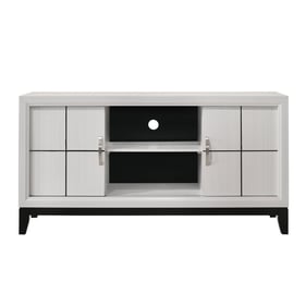 Crown Mark Akerson White TV Stand