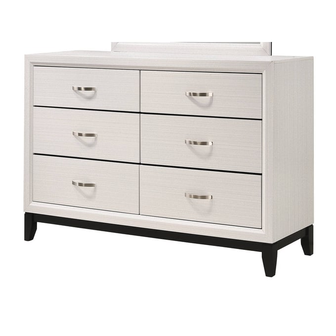 Crown Mark Akerson White Dresser CRW-B4610-1