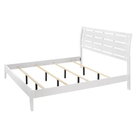 Crown Mark Evan White King Bed