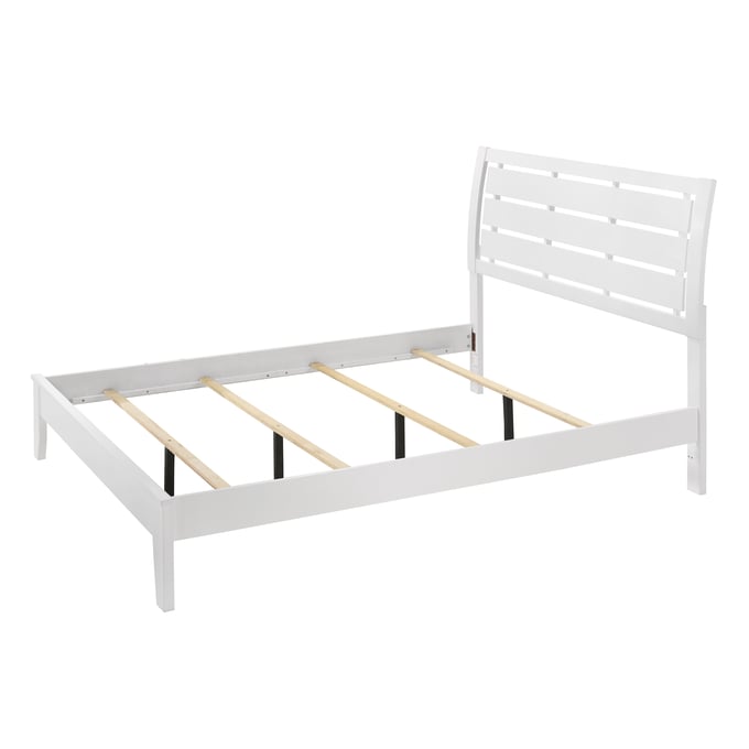 Crown Mark Evan White Queen Bed CRW-B4710-Q-BED