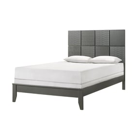 Crown Mark Denker Gun Metal Queen Bed