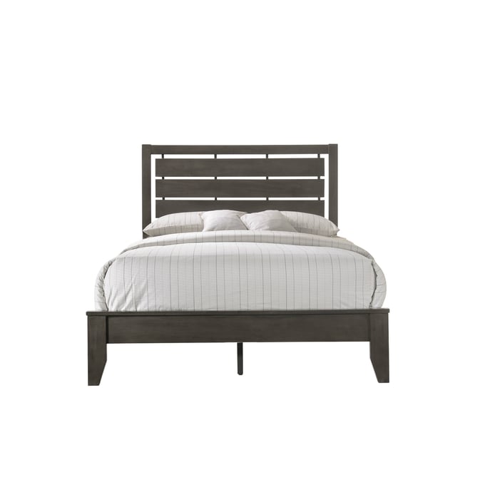 Crown Mark Evan Grey Full Bed CRW-B4720-FBED