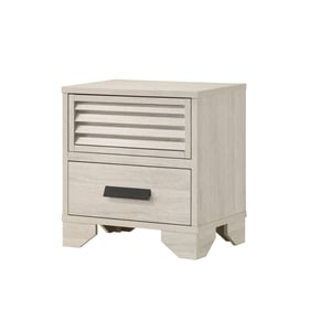 Crown Mark Sarter White Night Stand