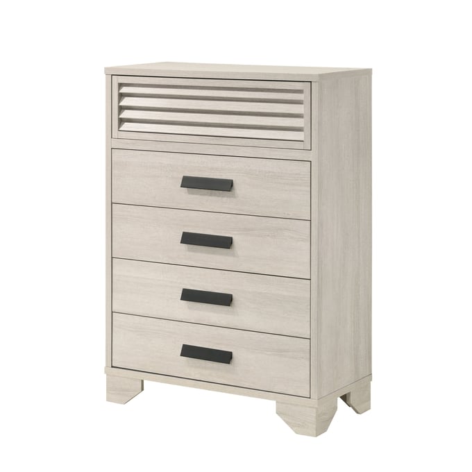 Crown Mark Sarter White Chest CRW-B4740-4