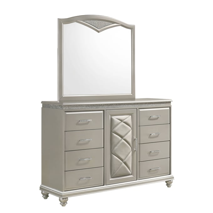 Crown Mark Valiant Dresser and Mirror CRW-B4780-DRMR